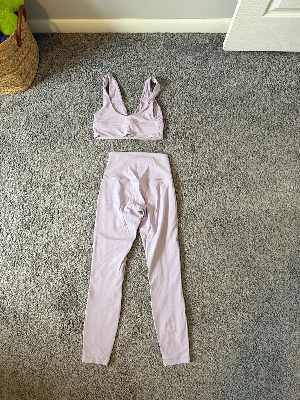 Lululemon Align Light Lavender V-Neck Sports Bra - Picture 8 of 9